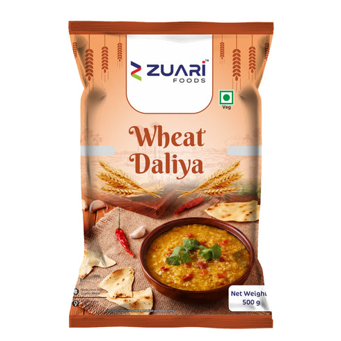 Zuari Foods Daliya 500g | High Dietary Fibre | Easy to Digest | Wholesome Nourishment