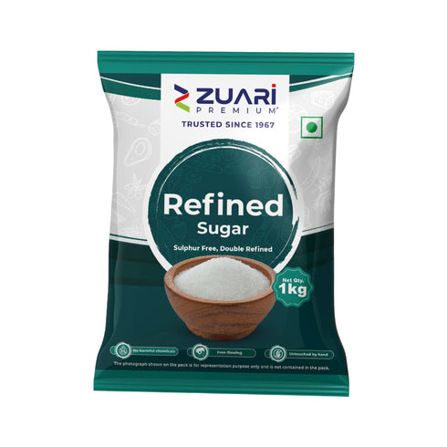 Zuari Foods Refined Sugar | Sulphur-Free Process | Free Flow | Untouched by Hand