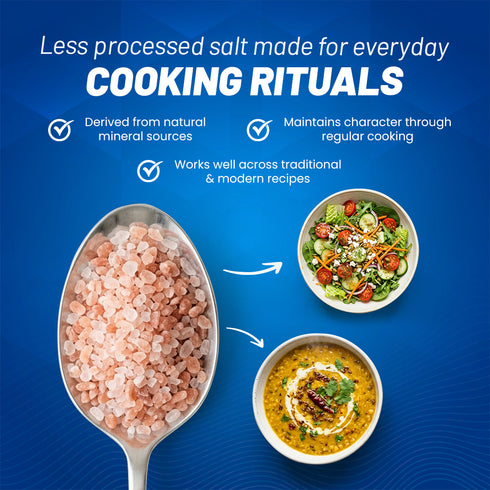 Zuari Foods Pink Salt 1Kg | Free Flow | 80+ Minerals