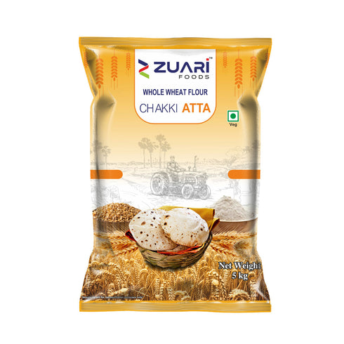 Zuari Foods Chakki Fresh Atta | Absorbs More Water | Non-Sticky Dough