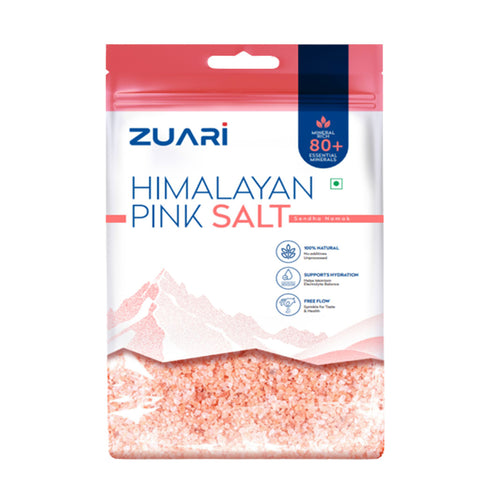Zuari Foods Pink Salt 1Kg | Free Flow | 80+ Minerals