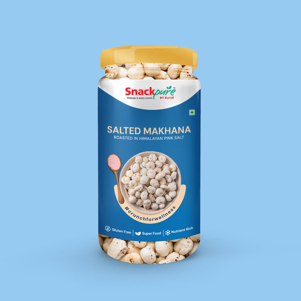 Crunchy Salted Makhana Roasted in Himalayan Pink Salt