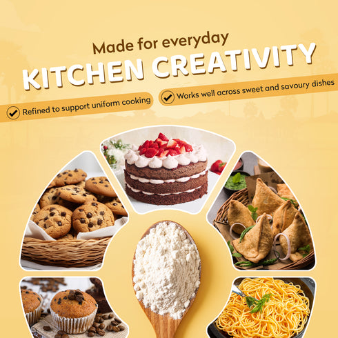 Zuari Foods Maida 500g | Fine Milled | Soft Dough | Fluffy & Crispy Results