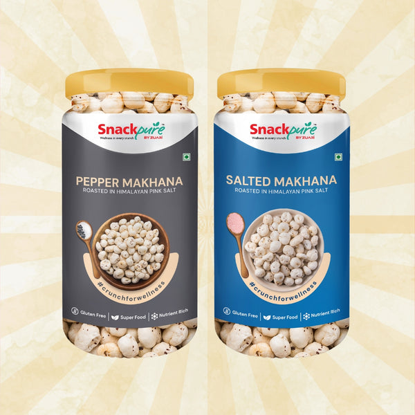 Roasted & Flavoured Makhana (Pack of 2)