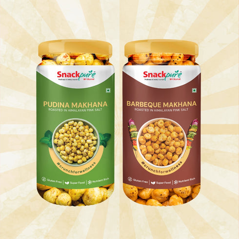 Roasted & Flavoured Makhana (Pack of 2)