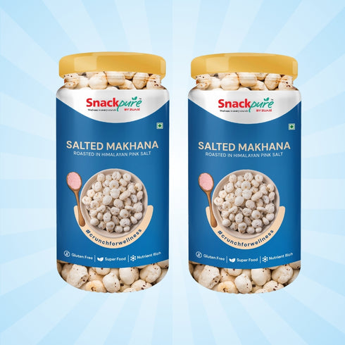 Crunchy Salted Makhana Roasted in Himalayan Pink Salt