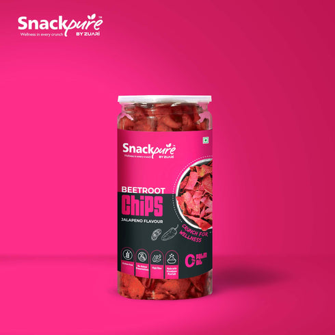 Pack of 2 Jalapeno Flavour Beetroot Chips