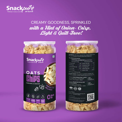Oats Chips Cream Flavor & Ragi Chips Achari Flavor