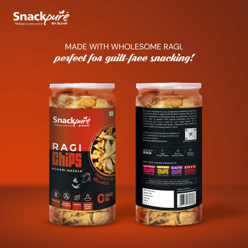 Oats Chips Cream Flavor & Ragi Chips Achari Flavor