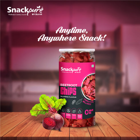Moong Dal Chips Garlic Flavor & Beetroot Chips Jalapeno Flavor