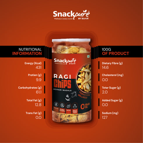 Oats Chips Cream Flavor & Ragi Chips Achari Flavor